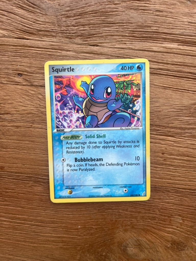 Squirtle crystal guardians, Ophalen of Verzenden, Zo goed als nieuw, Losse kaart