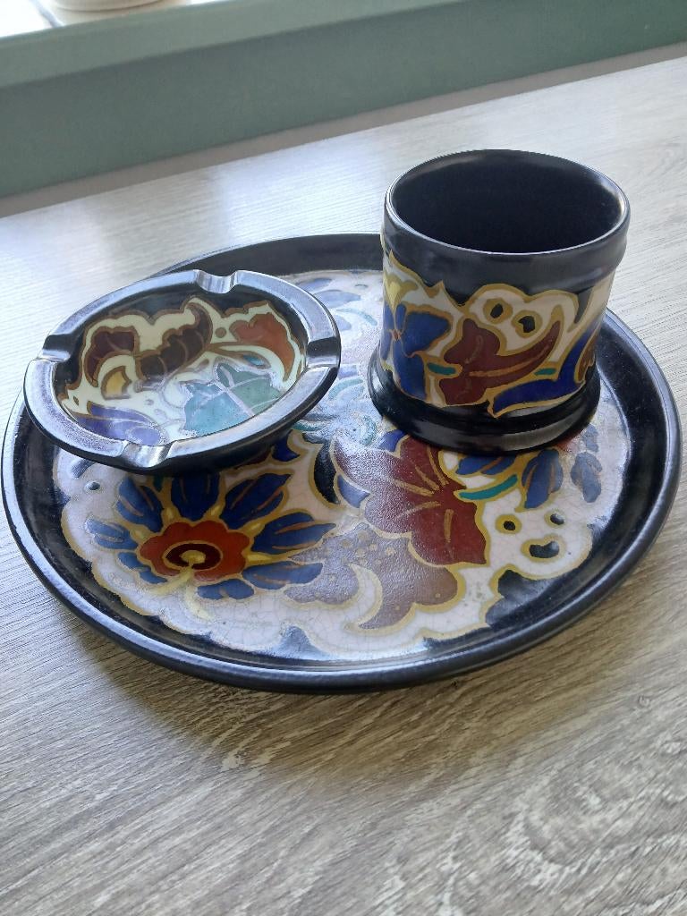 Servies plateelbakkerij Arnhem type Maya, Huis en Inrichting, Ophalen of Verzenden, Zo goed als nieuw, Bord(en), Overige stijlen