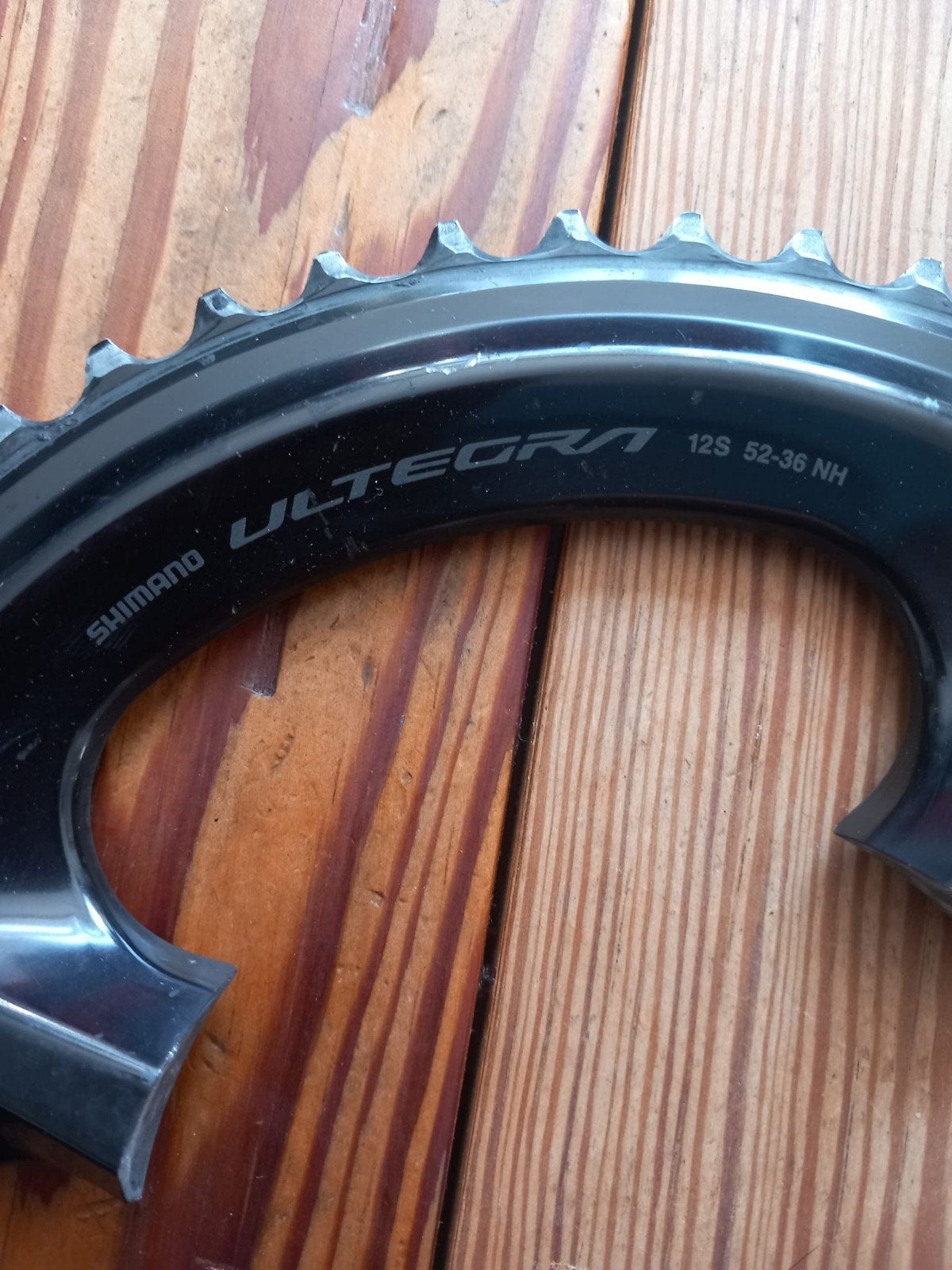 Shimano Ultegra 52/36 tands Voorblad., Shimano Ultegra Voorblad, Aluminium, Racefiets, Ophalen