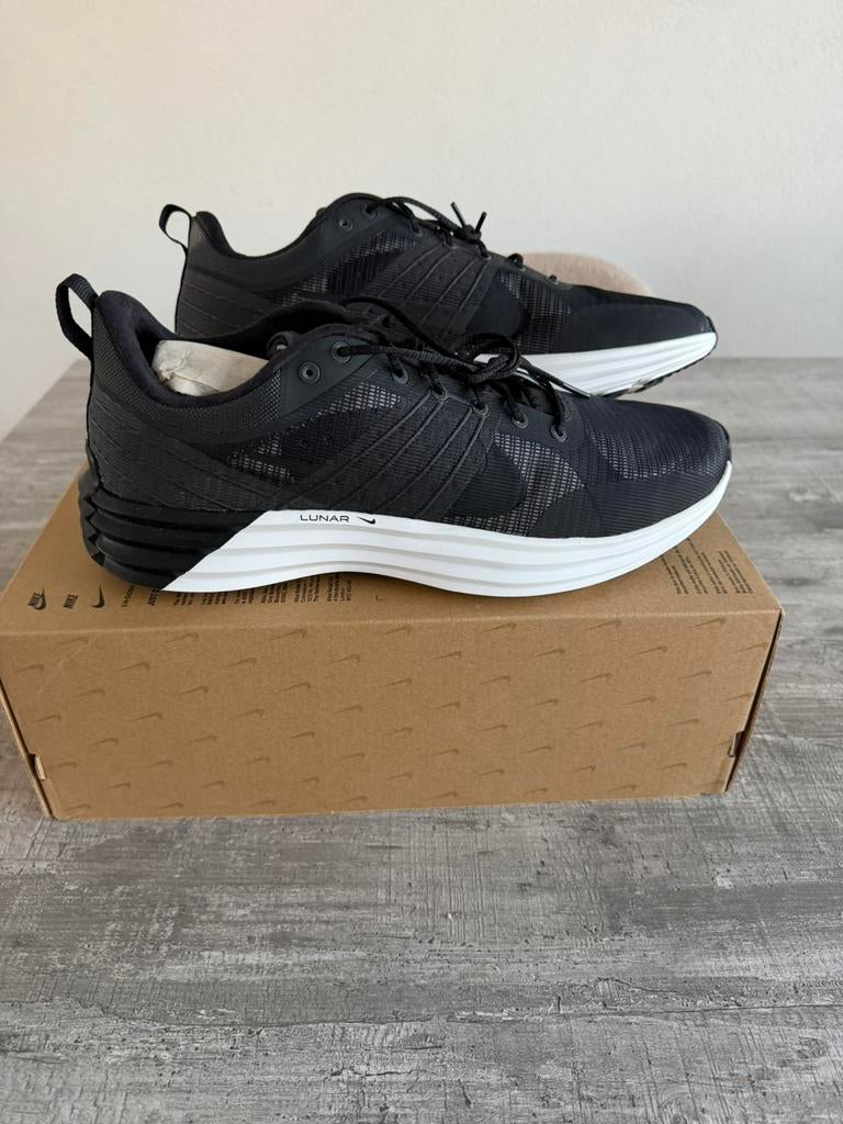 Nieuw paar nike lunar roam in maat 47,5 (47.5) running, Zwart, Nieuw, Ophalen of Verzenden, Sneakers of Gympen