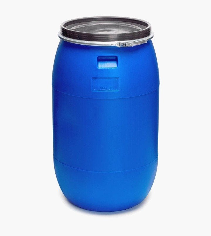 Regenton 220L – goede staat – €35, 150 liter of meer, Ophalen, Gebruikt, Kunststof