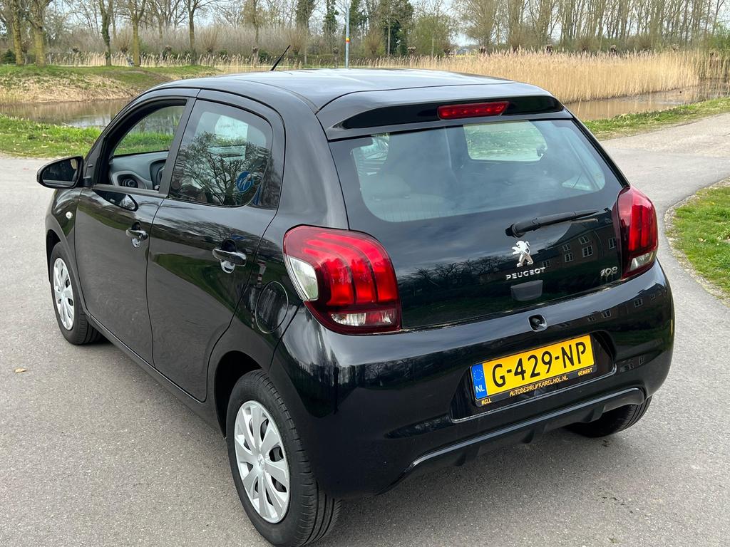 Peugeot 108 1.0 E-vti 72pk 5D Bj.2019 Zwart 32.000 km NW APK, 4 stoelen, Zwart, Origineel Nederlands, Handgeschakeld