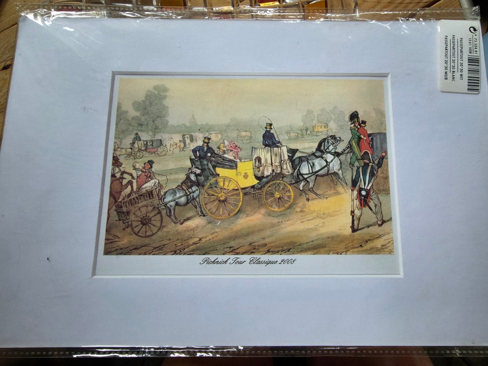 Picknick Tour Classique 2008 - Historische Koetsenprint, 2000 tot heden, Dagelijks leven, Overige technieken, Ophalen of Verzenden