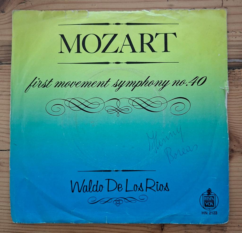 Single: MOZART/MENDELSSOHN Waldo de los Rios, Ophalen of Verzenden, Romantiek, Zo goed als nieuw, Overige formaten