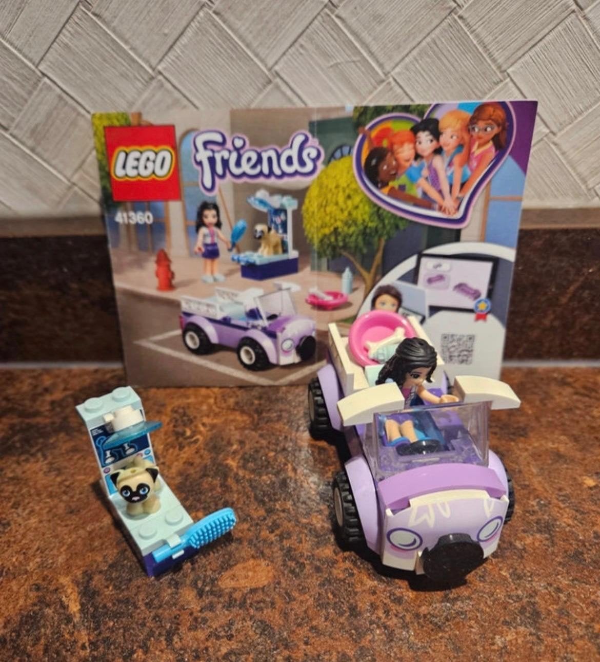 Lego Friends 41360 Emma's mobiele dierenkliniek compleet, Lego, Friends, Ophalen of Verzenden, Complete set