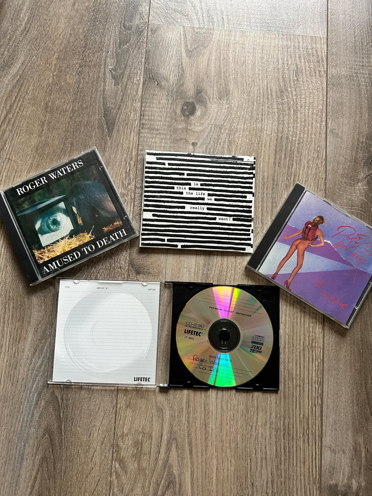 Roger Waters CD's: Amused to Death, The Pros and Cons of Hit, Rock, Gebruikt, Ophalen of Verzenden, Inclusief doosje