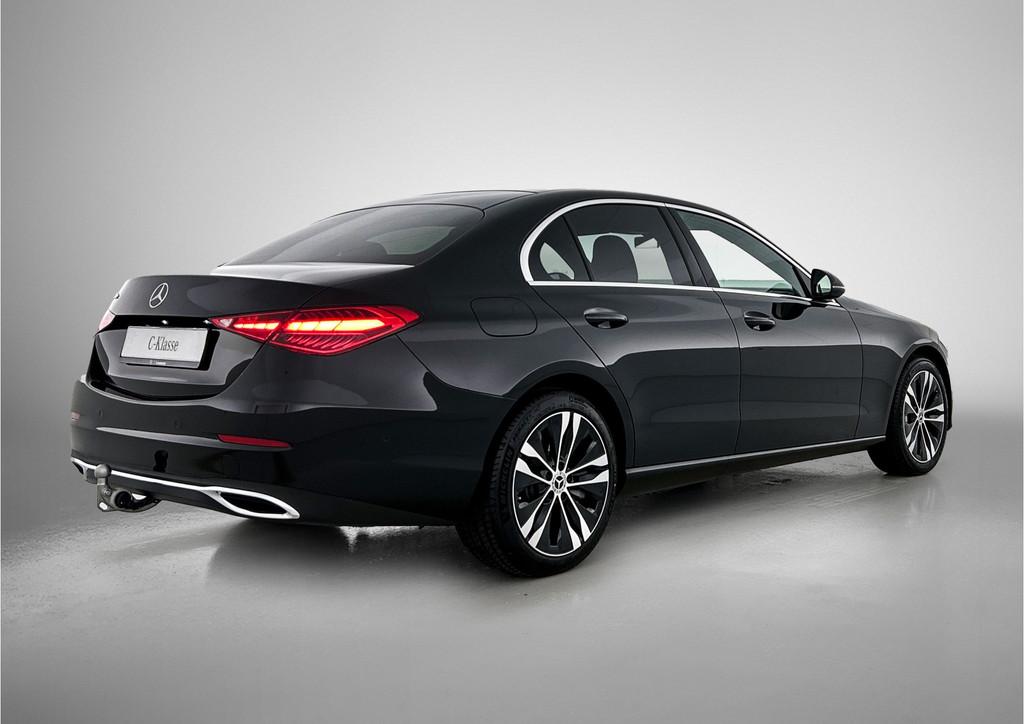 Mercedes-Benz C-Klasse 300 e Business Solution Luxury | Trek, Auto's, Automaat, Achterwielaandrijving, Zwart, Zwart