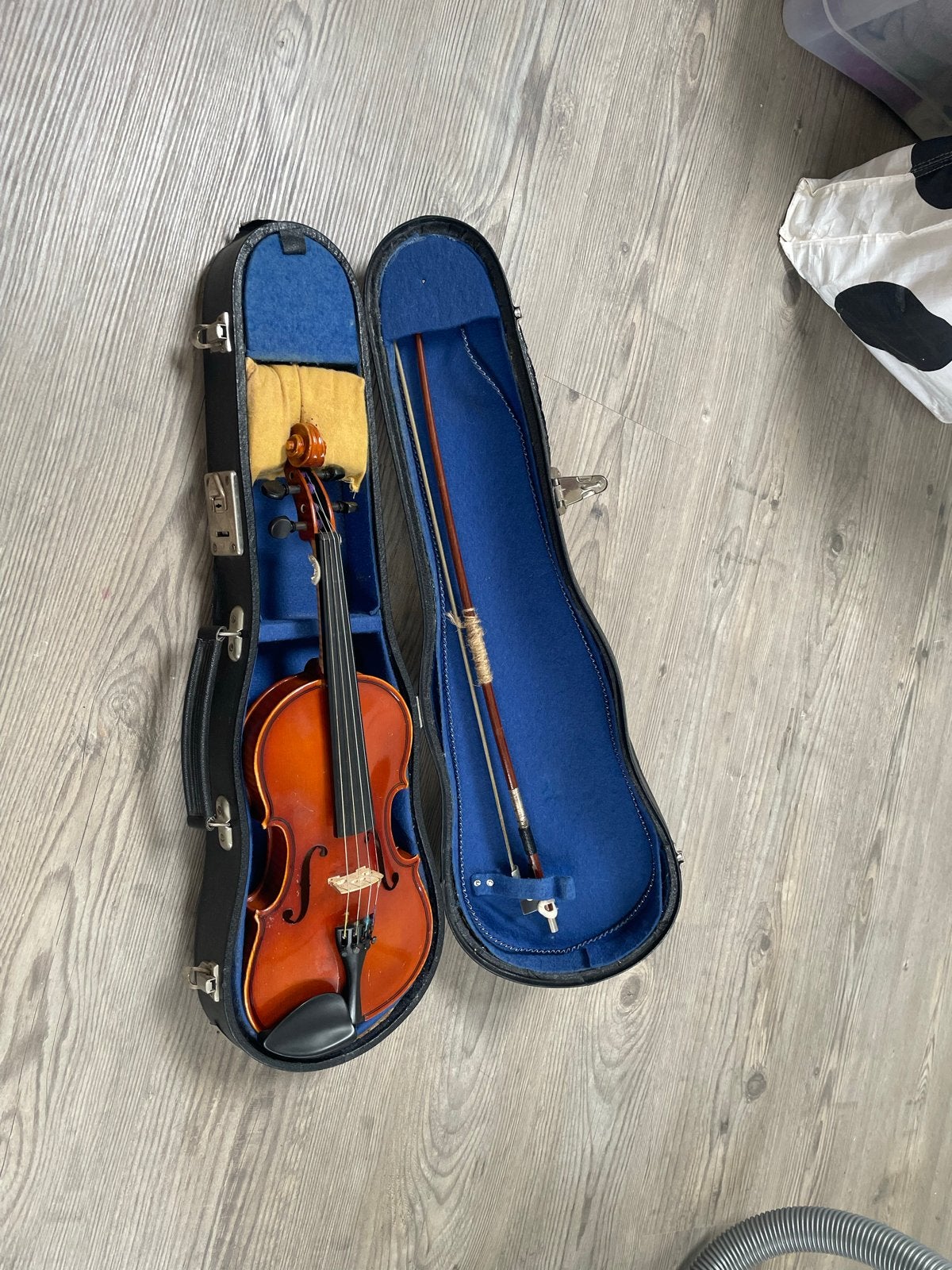 Viool met koffer en strijkstok - Zo goed als nieuw, Muziek en Instrumenten, Viool, Ophalen of Verzenden, Zo goed als nieuw, 4/4-viool