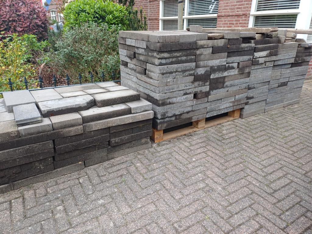Betontegels gratis op te halen., Tuin en Terras, Ophalen, Gebruikt, Beton