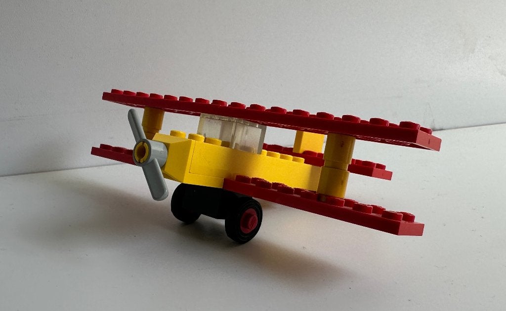 Lego 430 Biplane uit 1975 - Compleet met instructie, Gebruikt, Overige thema's, Lego, Compleet