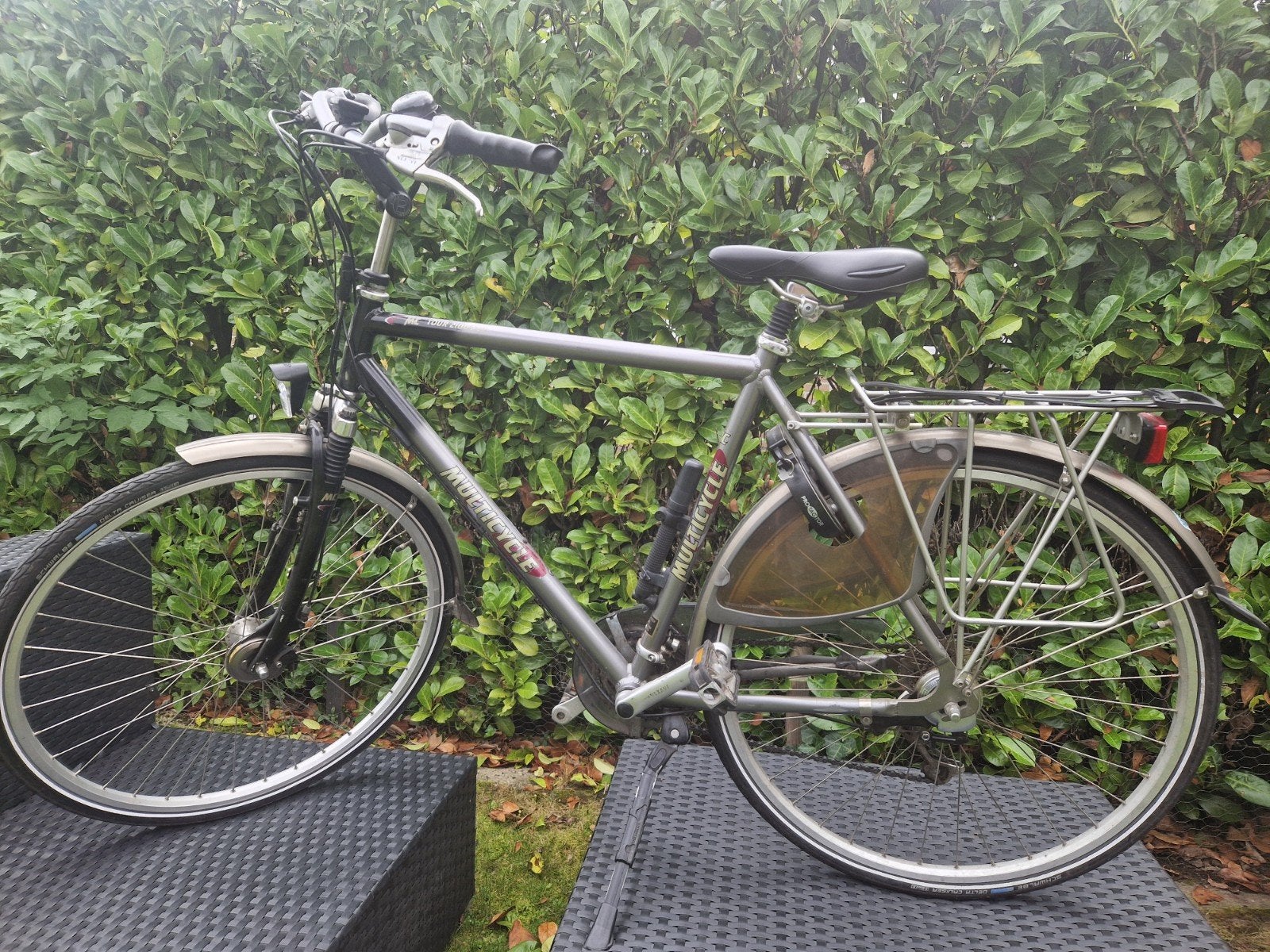 Merk Multicycle 2100 Aluminium grijs, 28 inch, Gebruikt, Vering, 57 tot 61 cm