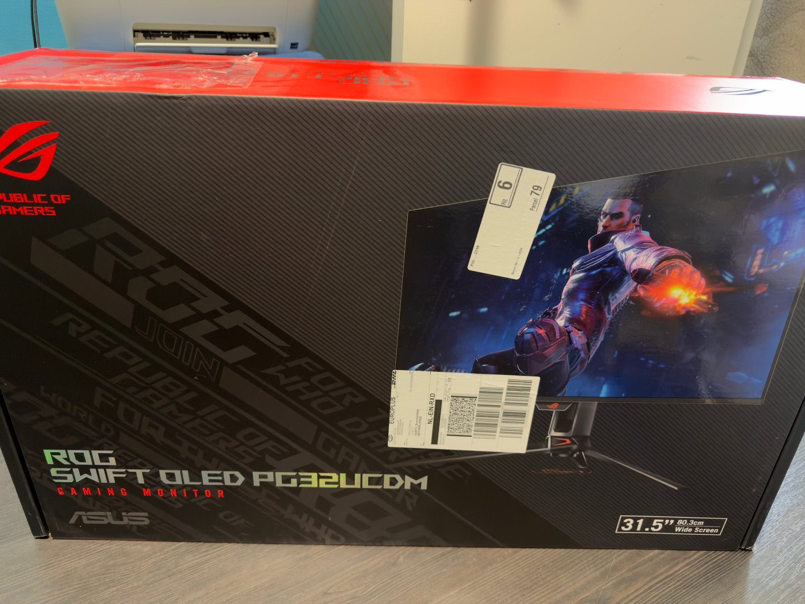 Asus ROG Swift PG32UCDM - 4K 240hz QD-OLED monitor, Computers en Software, Gaming, 201 Hz of meer, DisplayPort, Minder dan 1 ms