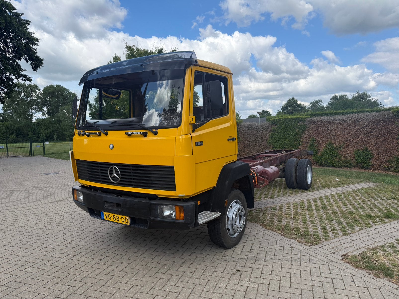 Mercedes 1114 Ecoliner OM362 6 Cilinder FULL STEEL, Auto's, Vrachtwagens, Bedrijf, Te koop