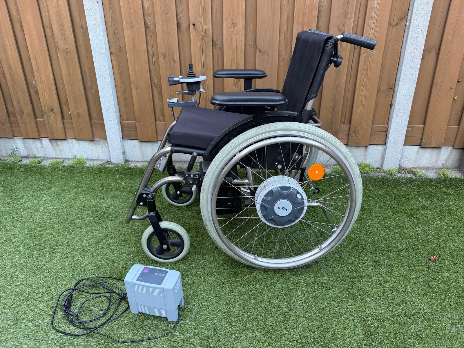 Alber e-fix e35 elektrische rolstoel, Ophalen, Inklapbaar, Gebruikt, Elektrische rolstoel
