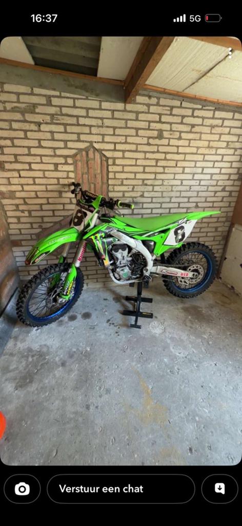 Crossmotor Kawasaki KX450 F 2018-19, Motoren, Ophalen, Gebruikt