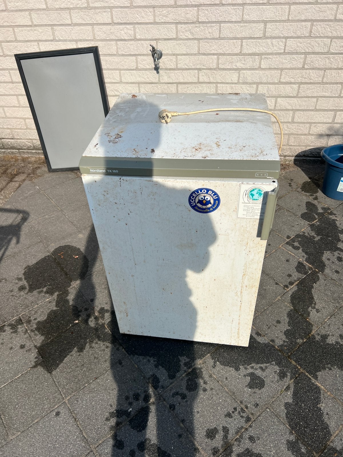 Koelkast, oud maar goedwerkend!, Witgoed en Apparatuur, Koelkasten en IJskasten, Ophalen, Gebruikt, Zonder vriesvak