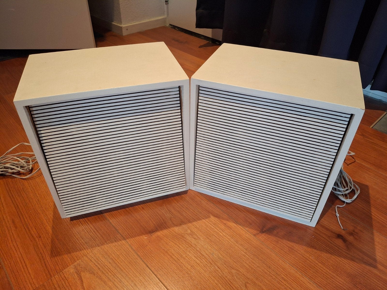 Philips GL 124 Vintage Speakers - Made in Norway, Philips, Gebruikt, Ophalen of Verzenden, Minder dan 60 watt