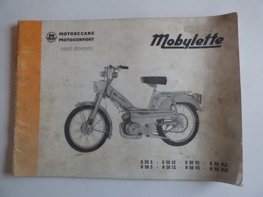 MOTOBECANE MOTOCONFORT TYPE G 50 S & H 50 S ONDERDELENLIJST, Ophalen of Verzenden, Gebruikt