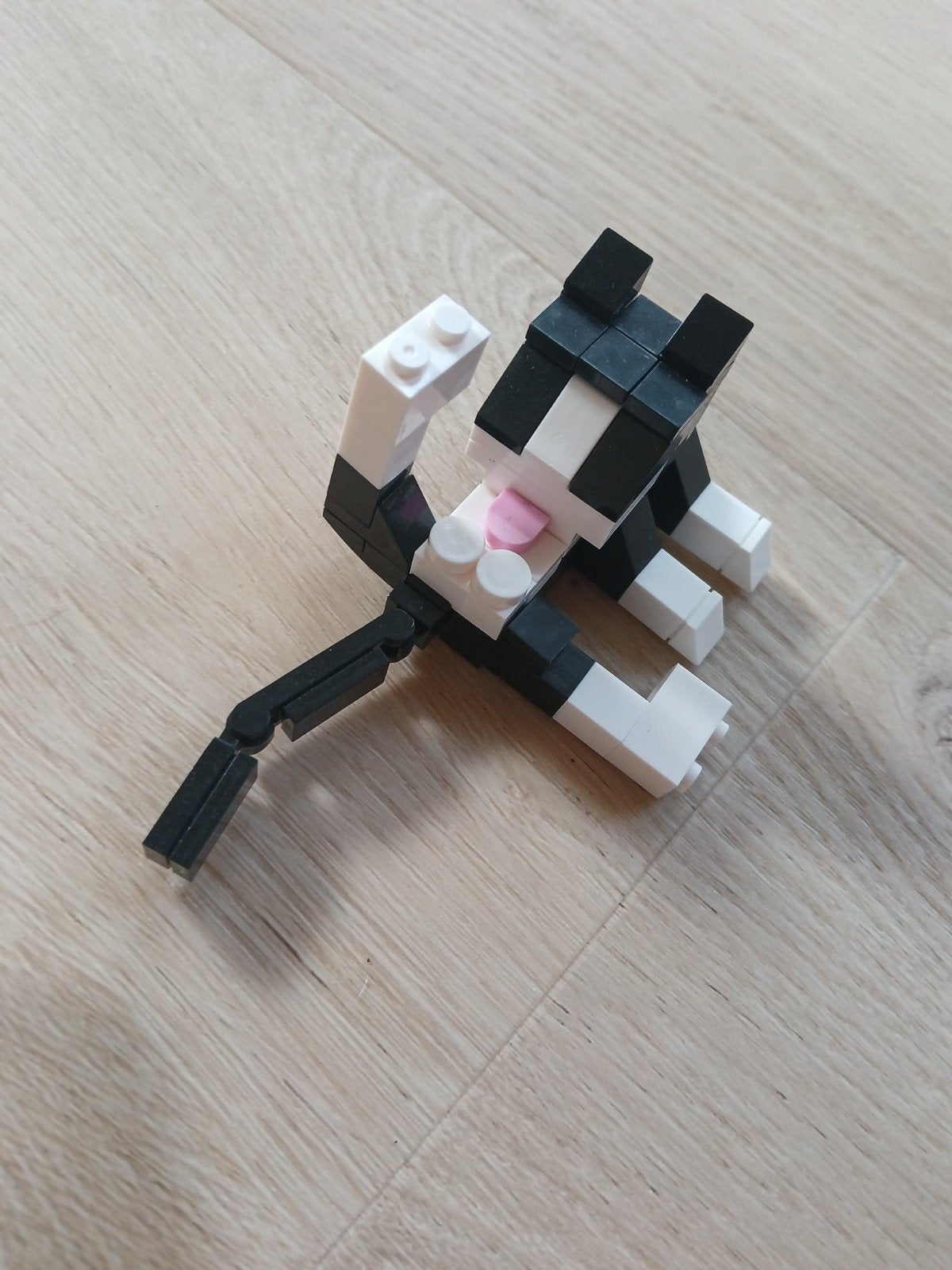 Grappige poes van bouwsteentjes (geen Lego), Ophalen of Verzenden, Zo goed als nieuw, Overige merken