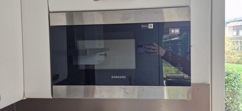 Samsung inbouw Grill-magnetron (38x59,50x32), Ophalen, Grill, Inbouw, Draaiplateau