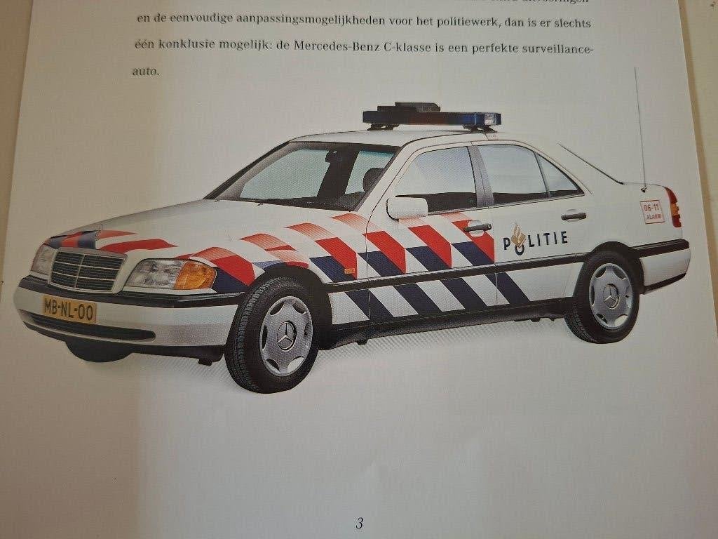 Mercedes Benz C Klasse Politie - type 202   brochure, Ophalen of Verzenden, Zo goed als nieuw, Mercedes