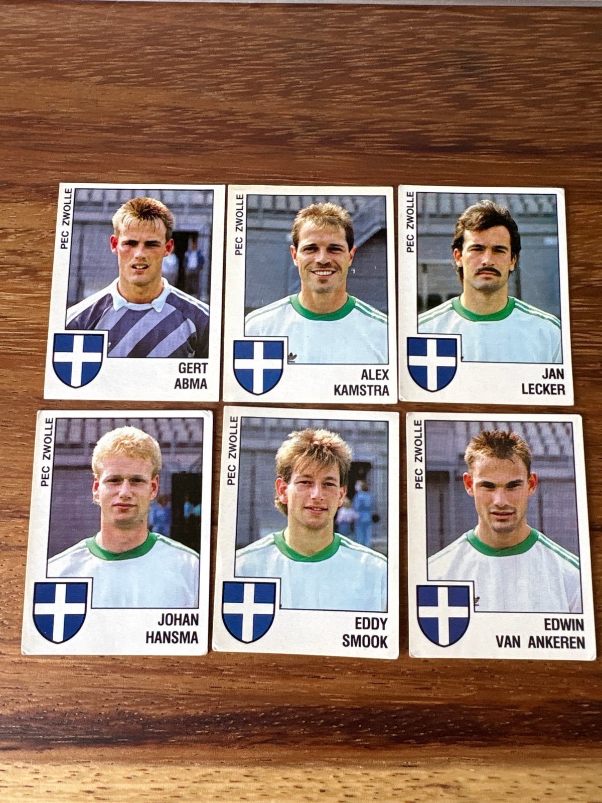 PEC Zwolle Voetbal 1989 Panini, Ophalen of Verzenden, Gebruikt, Stickers en Plaatjes