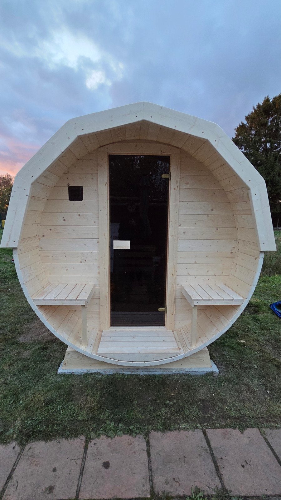 3M Barrel Sauna Gratis Levering en Plaatsing, Sport en Fitness, Ophalen of Verzenden, Nieuw, Complete sauna