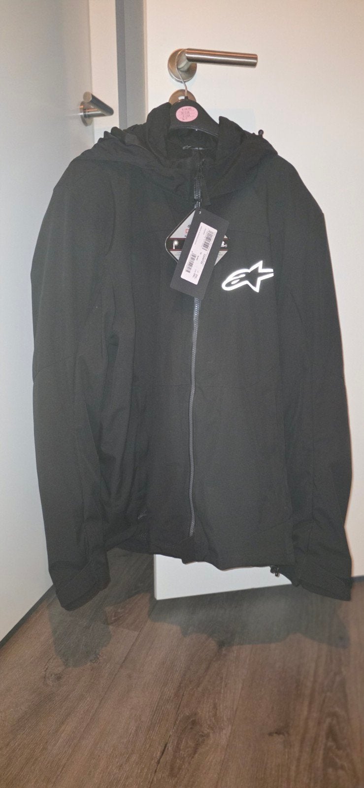 stratos v2 techshell drystar jacket alpinastars xxl, Zwart, Overige maten, Ophalen of Verzenden, Zo goed als nieuw