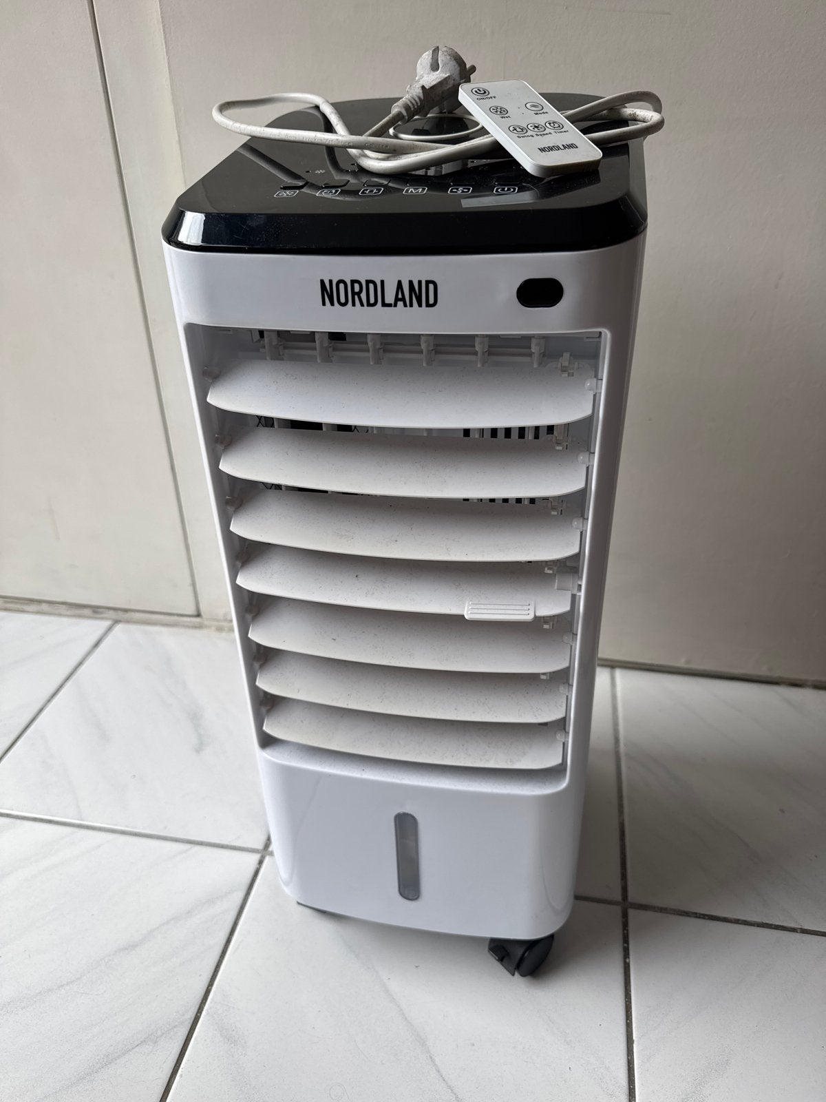 Nordland Luchtkoeler met Afstandsbediening, Minder dan 60 m³, 3 snelheden of meer, Ophalen of Verzenden, Zo goed als nieuw