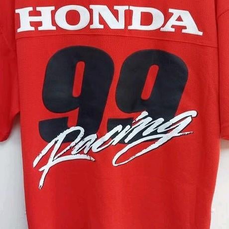 Vintage look t-shirt h&m race Honda logo rood, Ophalen of Verzenden, Zo goed als nieuw