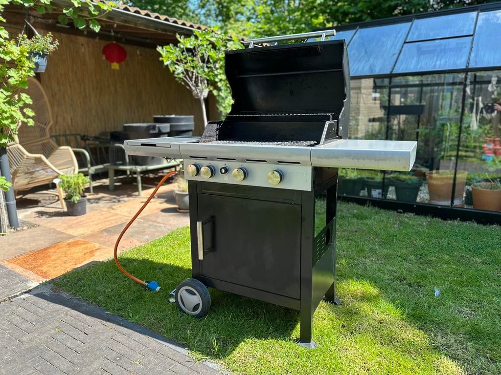 Barbecook Spring 3212 gasbarbecue – 3 branders + zijbrander, Ophalen, Gebruikt