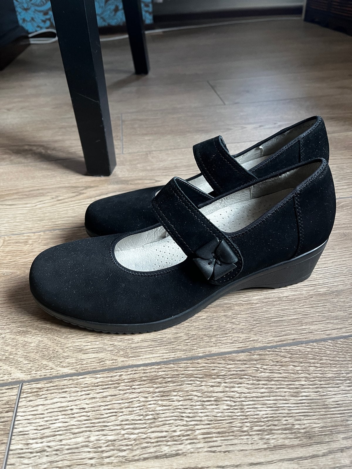 Medicus dames schoenen met lage sleehak - Maat 6 / maat 39, Ophalen of Verzenden, Gedragen, Zwart, Schoenen met lage hakken