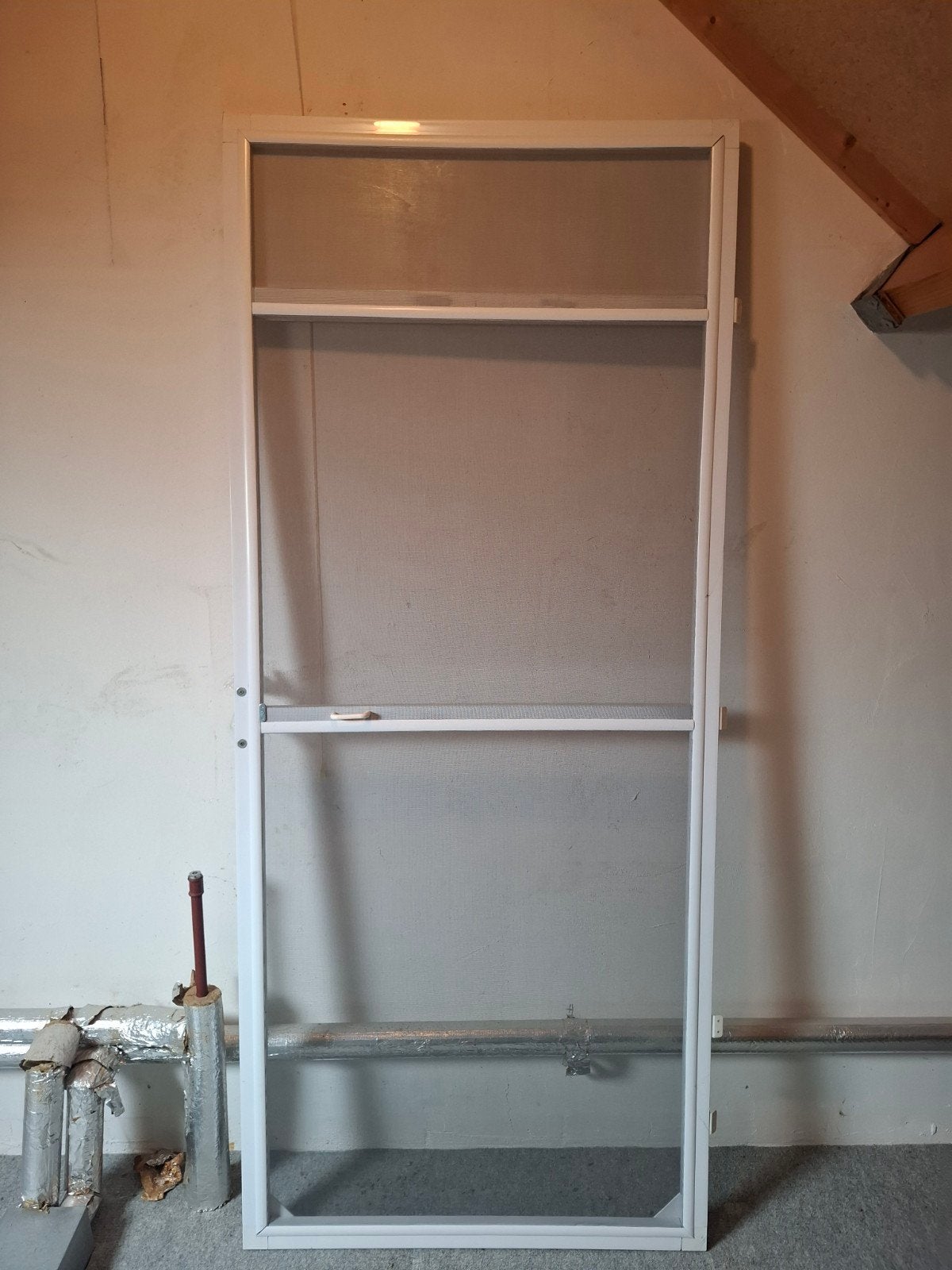 Witte Hordeur - Zo goed als nieuw, Ophalen, 80 tot 100 cm, 215 cm of meer, Hordeur