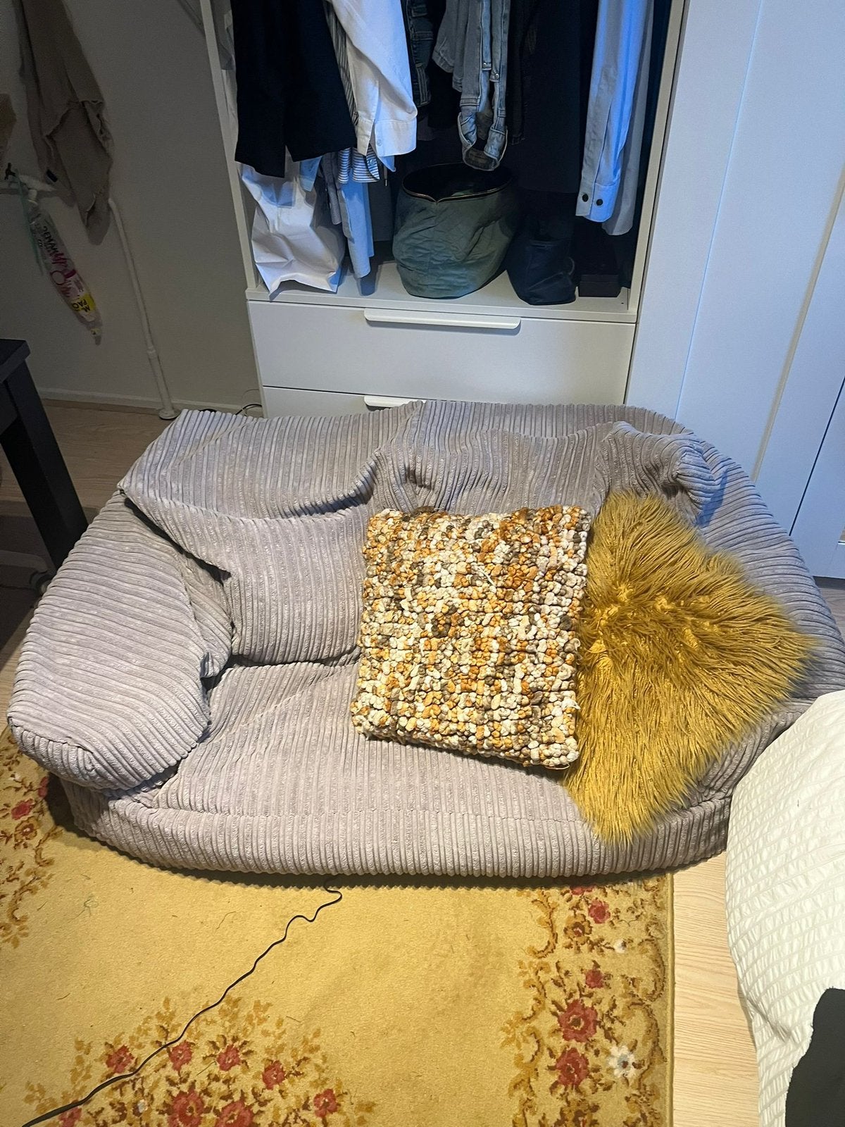 Zitzak bankje, Ophalen, Tweepersoons, 75 tot 100 cm, Zo goed als nieuw