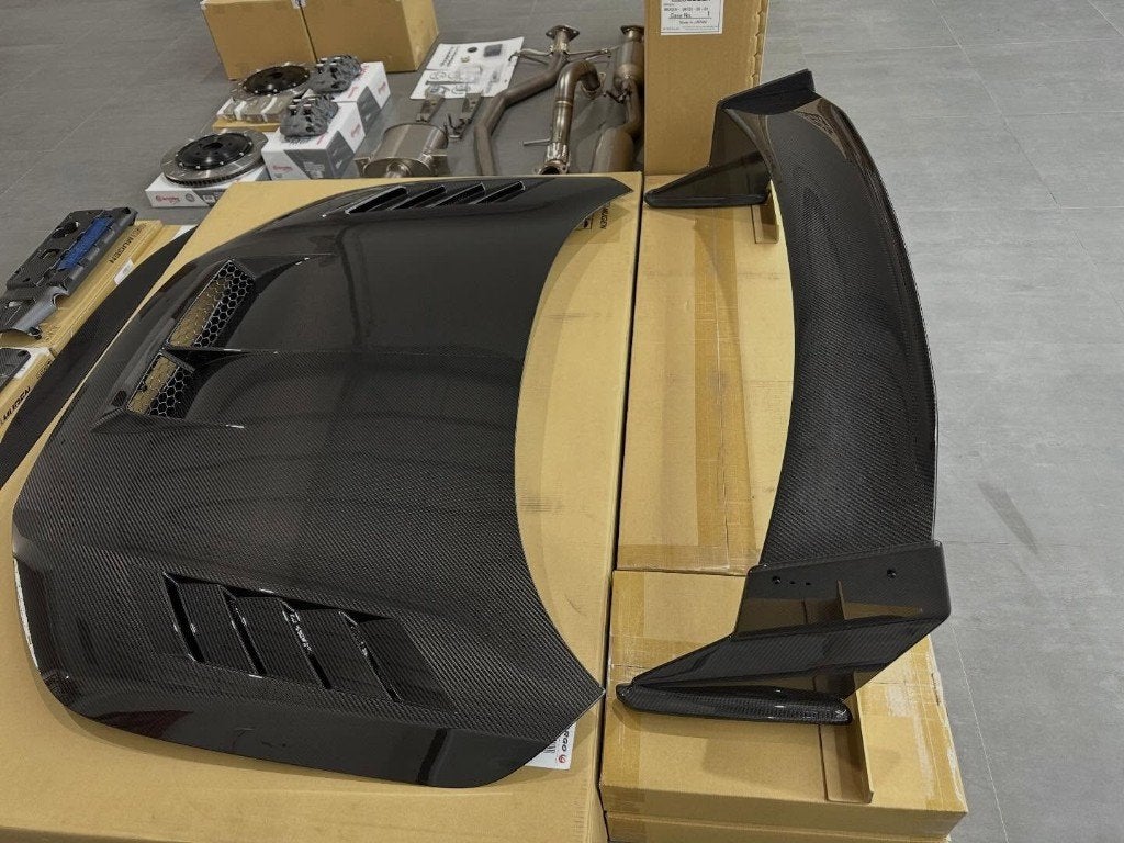 Mugen Group B carbon spoiler motorkap Honda Civic Type-R FL5, Ophalen of Verzenden