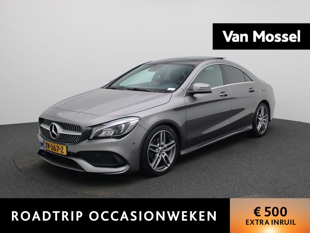 Mercedes-Benz CLA-klasse 180 AUTOMAAT | PANORAMADAK | AMG EX, Auto's, Mercedes-Benz, Gebruikt, 4 cilinders, Leder en Stof, 122 pk