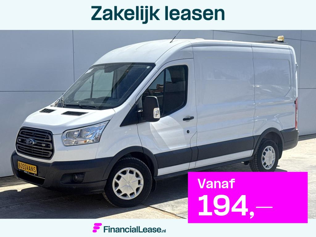 Ford Transit 2.0 TDCI 130PK L2H2 Airco Cruise Control Parkee, Voorwielaandrijving, Startonderbreker, Zwart, 4 cilinders