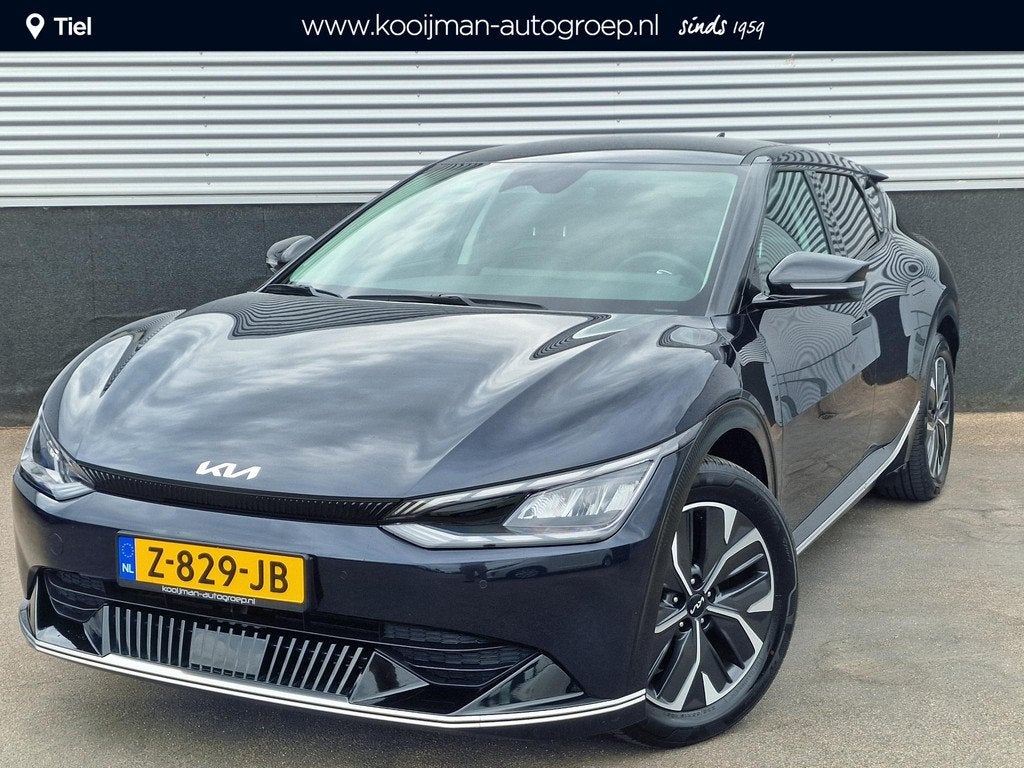 Kia EV6 Plus 77.4 kWh Trekhaak, BTW-auto! 1e eign NL-auto! S, Auto's, Kia, Automaat, 228 pk, Achterwielaandrijving, Gebruikt