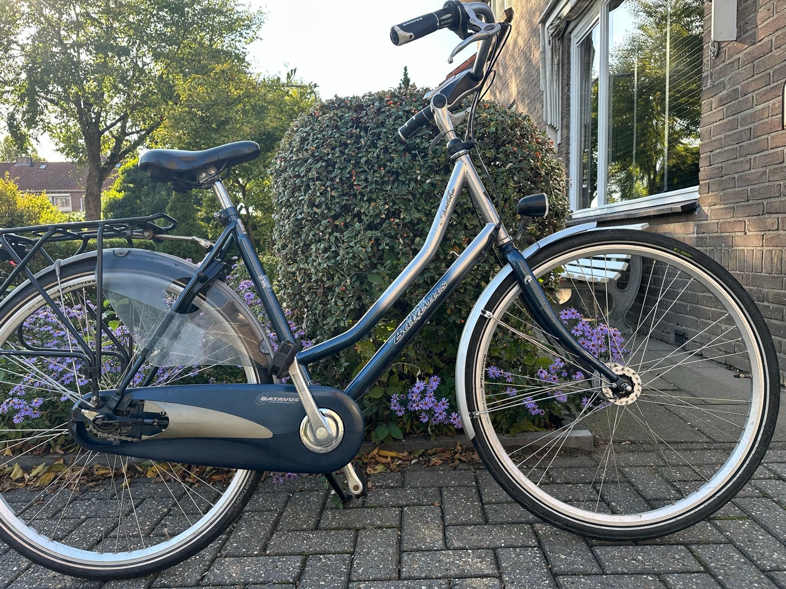 Batavus Ancona Damesfiets 28 inch, 3 versnellingen, Ophalen, Versnellingen, Batavus, 53 tot 56 cm