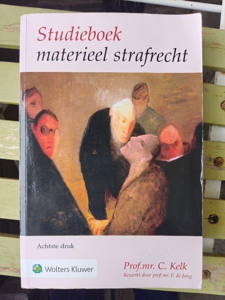 Studieboek materieel strafrecht, 8e druk, Boeken, Ophalen of Verzenden, Gamma, Zo goed als nieuw, WO