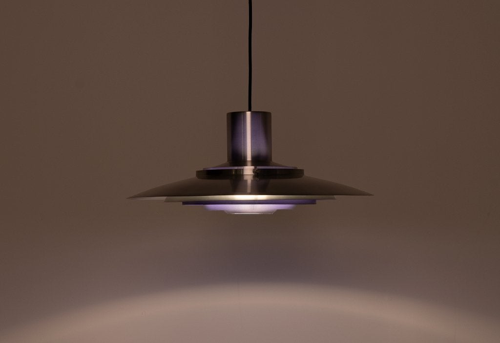 Preben Fabricius and Jørgen Kastholm lamp, Gebruikt, Deens Design, Scandinavisch, Vintage, Mid Century, Retro, Metaal, E27 (groot)