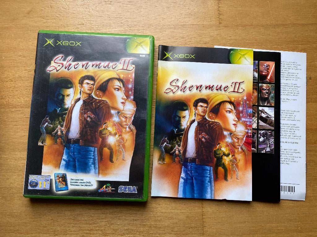 shenmue II xbox + bonus disk, Spelcomputers en Games, 1 speler, Racen en Vliegen, Ophalen of Verzenden, Zo goed als nieuw