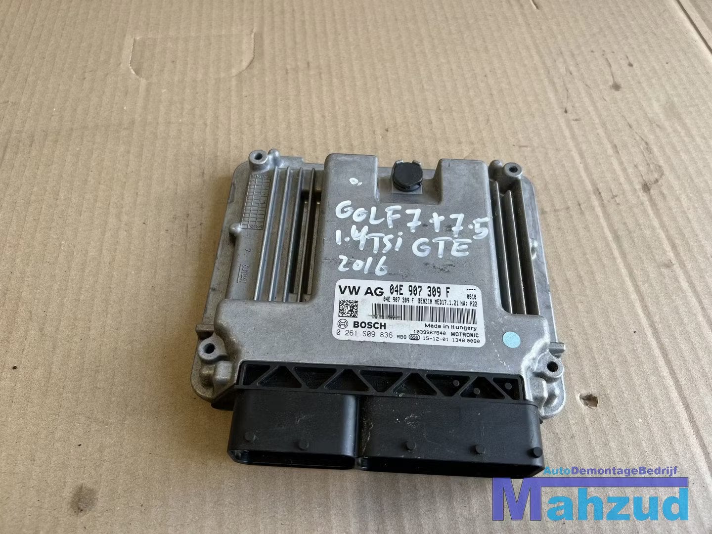 VW GOLF 7 1.4 GTE HYBRID ECU motormanagement 04E907309F, Gebruikt, Volkswagen, Volkswagen AG, Berliner Ring 2
38440  Wolfsburg, DE