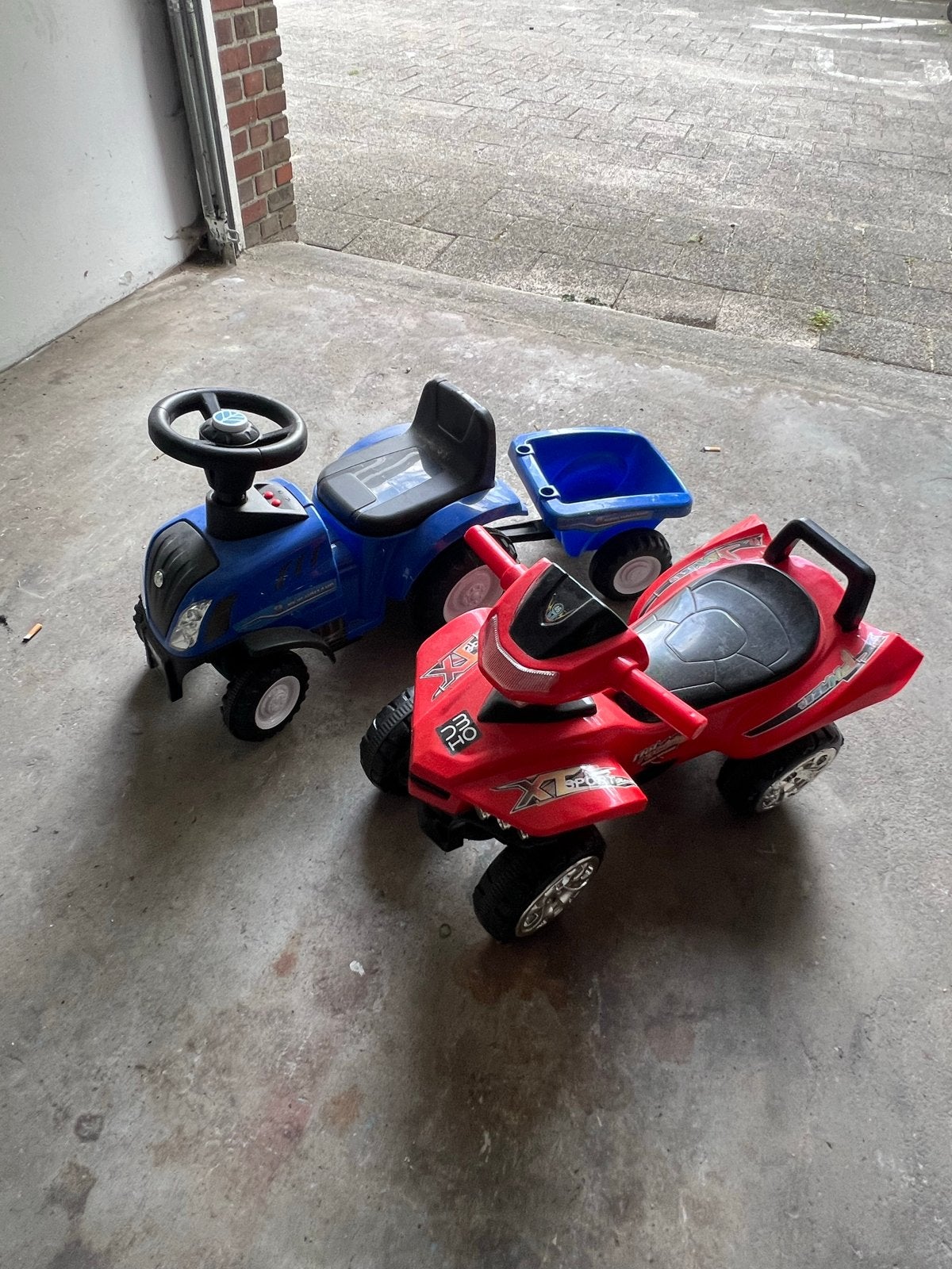 Loopvoertuigen: Tractor met aanhanger en Quad, Ophalen of Verzenden, Gebruikt, Loopvoertuig