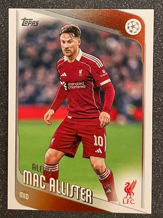 Topps UCC Flagship ‘26    MAC ALLISTER    LIVERPOOL FC, Verzenden, Zo goed als nieuw, Plaatje