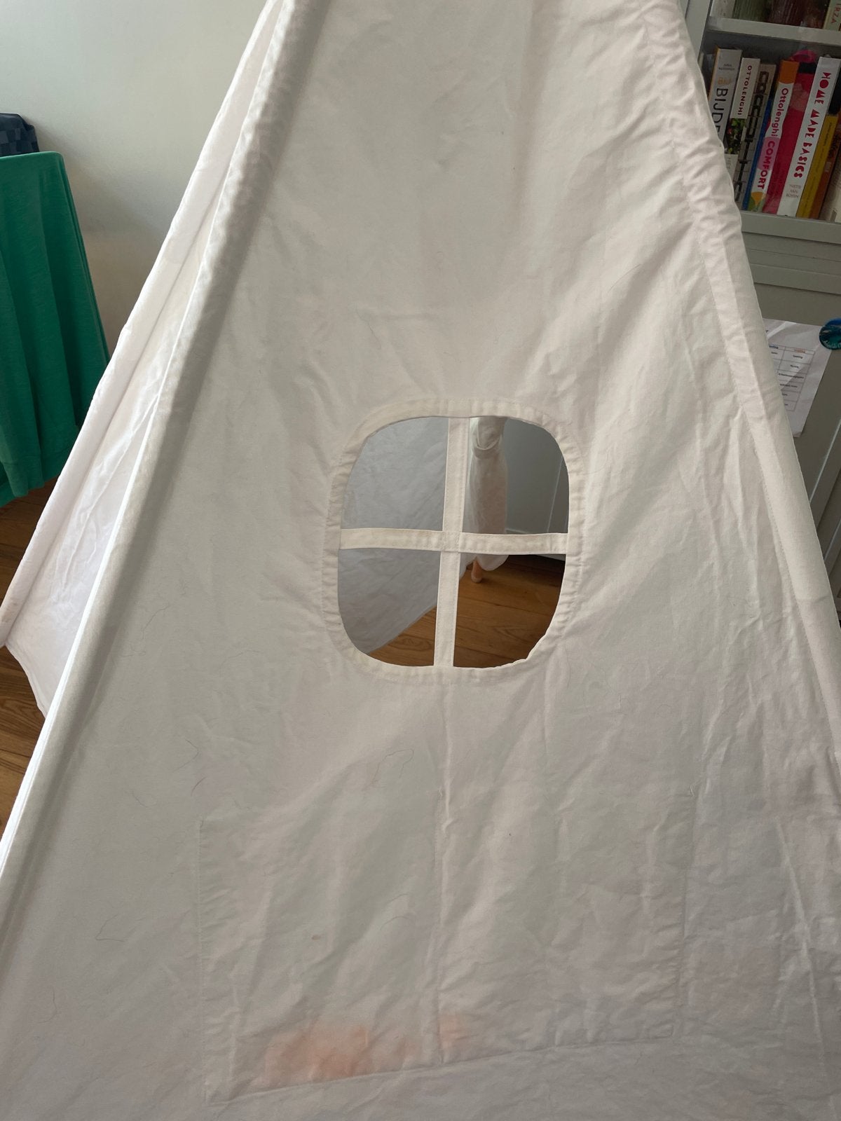 Witte speeltent / tipi voor kinderen, Ophalen of Verzenden, Gebruikt