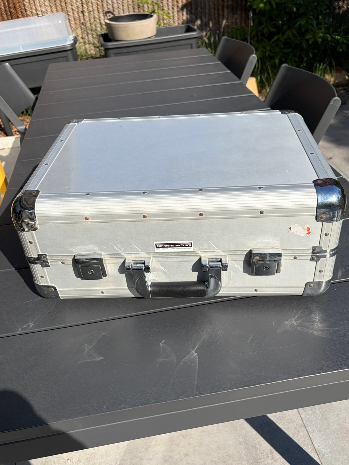 Stevige aluminium multi functionele koffer 50  36  21 cm, Ophalen of Verzenden, Gebruikt