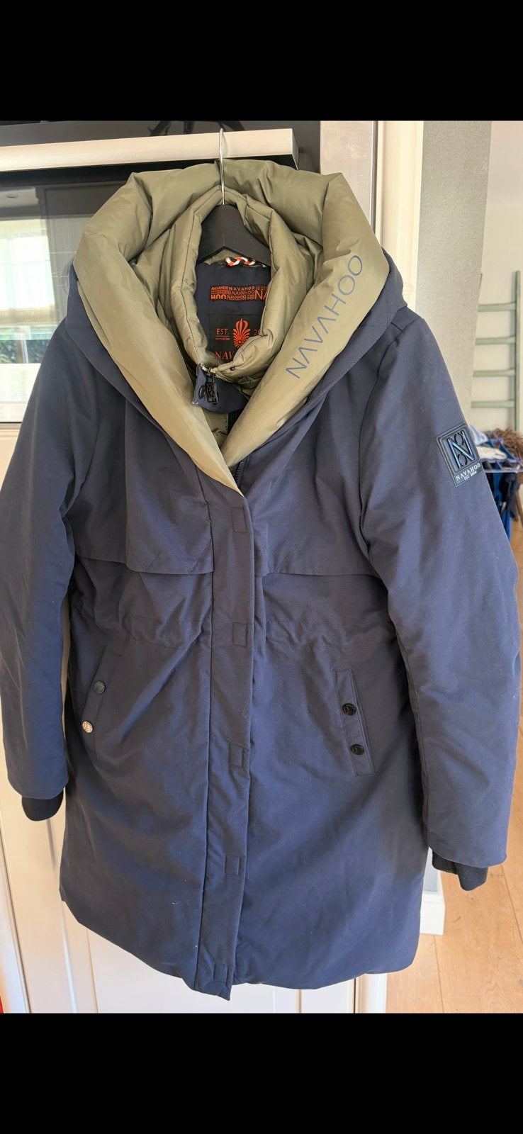 Navahoo prachtige splinternieuwe snowelf parka in de maat m, Ophalen of Verzenden, Nieuw, Maat 38/40 (M), Blauw