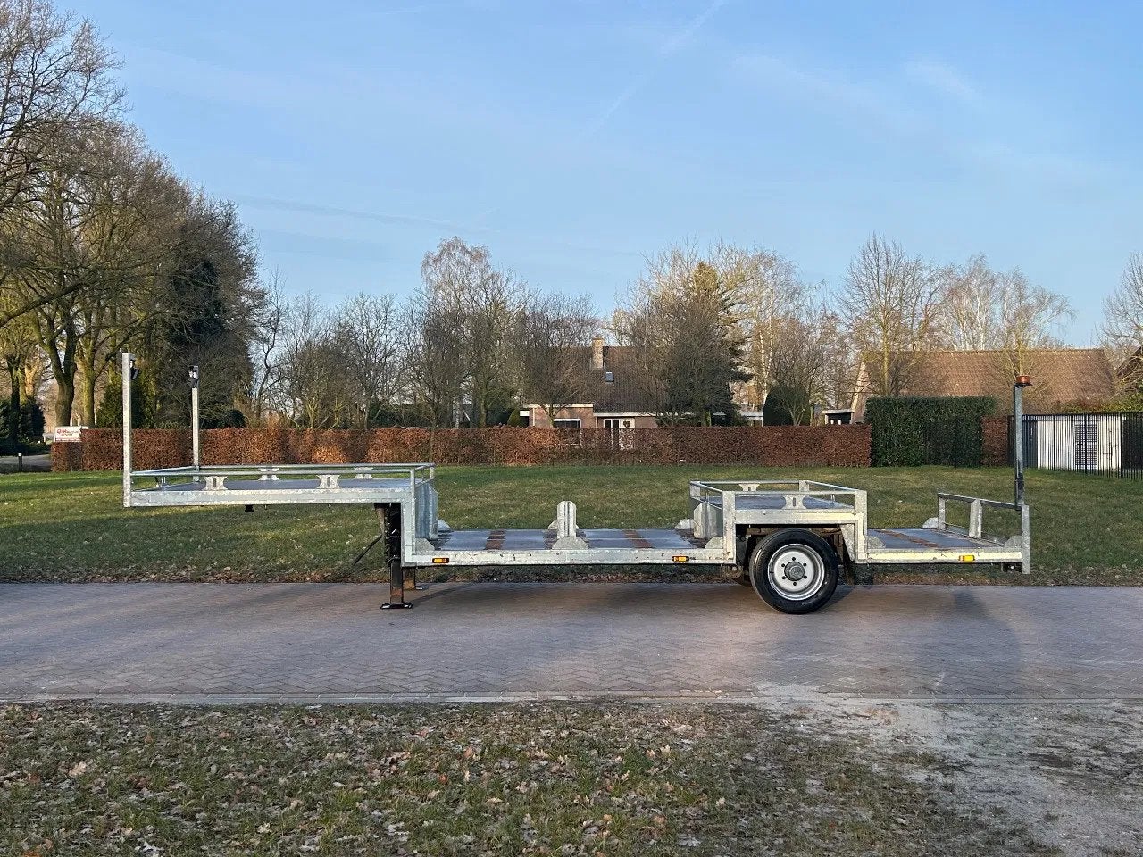 kuiper Be oplegger ( om Dixi wc te laden ) 5 ton (bj 2018), Auto's, Vrachtwagens, Overige brandstoffen, Origineel Nederlands, Bedrijf