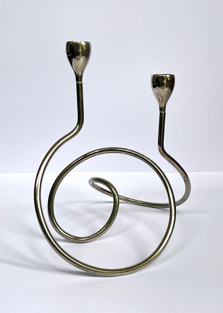 'Loop' Candle Holder Sweden Kandelaar  1997, Overige merken, Ophalen of Verzenden, Zo goed als nieuw, 22 cm